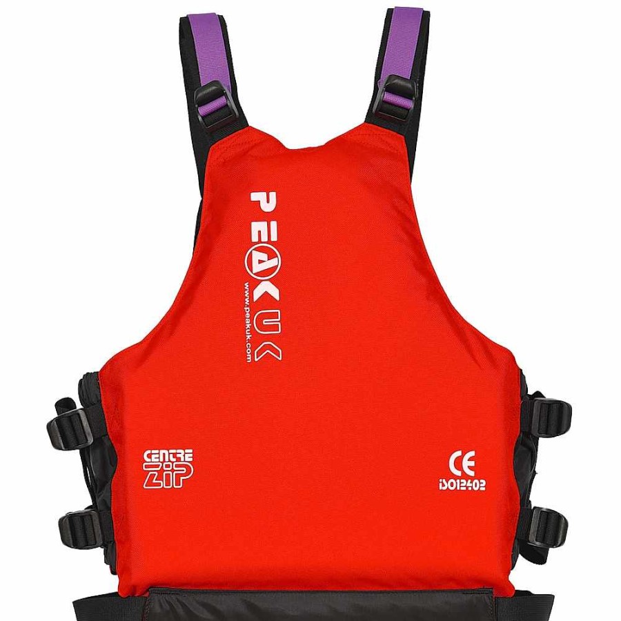 Pfd Peak UK | Centre Zip Red/Black