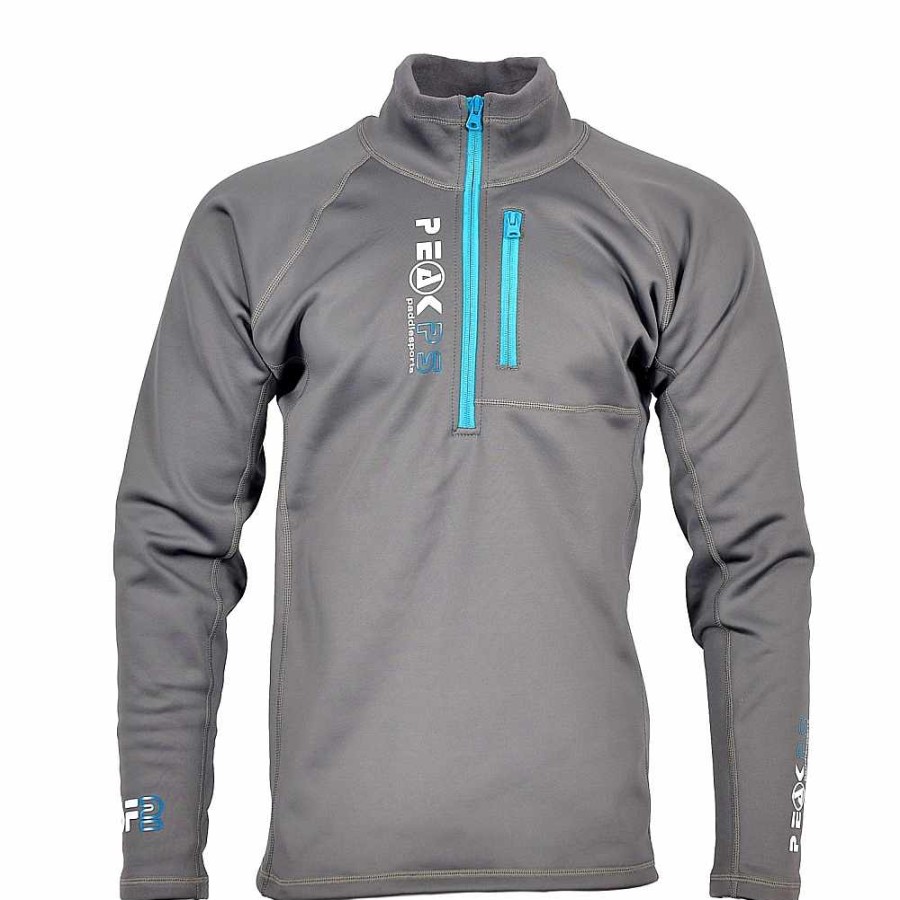 Sea Peak UK | Stretch Fleece Top Grey