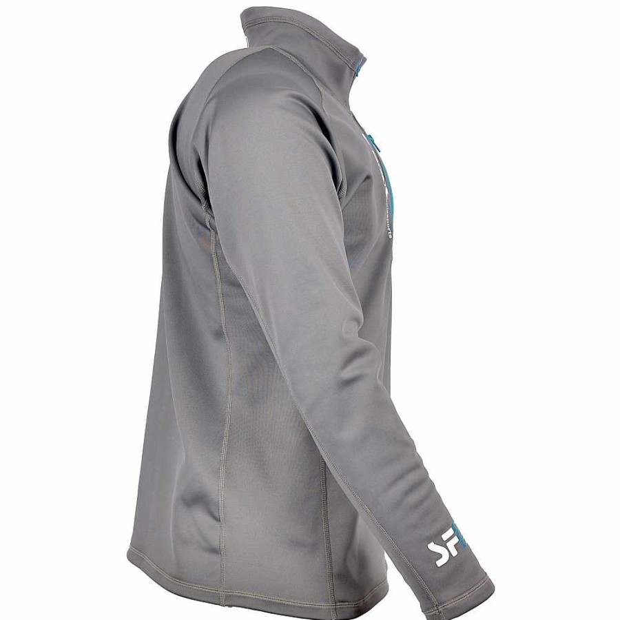 Sea Peak UK | Stretch Fleece Top Grey